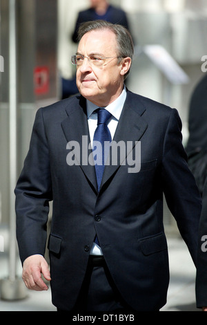 Imprenditore spagnolo Florentino Perez (2013/03/18) Foto Stock