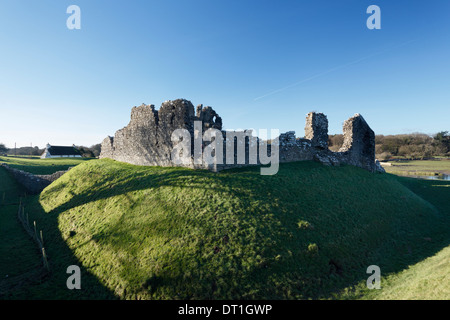 Ogmore Castle. Vale of Glamorgan. Il Galles. Regno Unito. Foto Stock