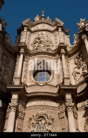 Cattedrale Santa Maria in Plaça de la Reina, Valencia Valenciana, Spagna, Europa Foto Stock