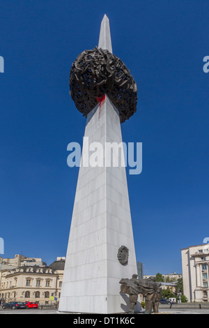 Monumento alla rivoluzione del 1989, Bucarest, Romania, Europa Foto Stock