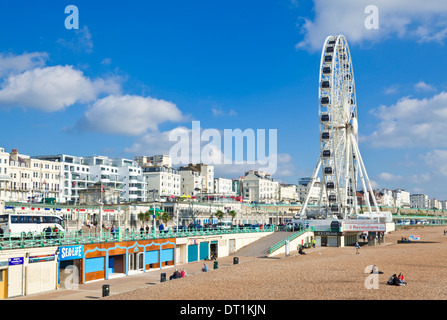 Il Brighton ruota sul lungomare di Brighton, East Sussex, England, Regno Unito, Europa Foto Stock