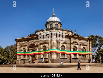 St George la cattedrale, Piazza distretto, Addis Abeba, Etiopia Foto Stock