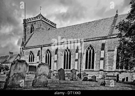 Abbazia di Dorchester, o la chiesa abbaziale di San Pietro e di San Paolo in Dorchester-on-Thames, Oxfordshire, Gran Bretagna. Foto Stock