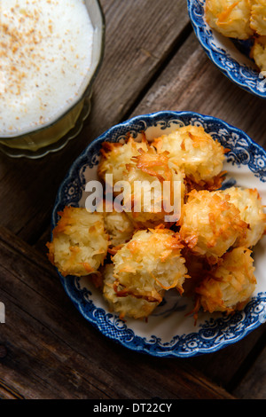 Amaretti al cocco Foto Stock