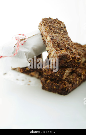 Barra di cereali di cocco, di sesamo Foto Stock