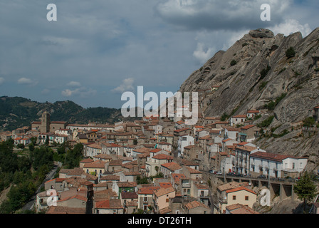 Borgo di castelmezzano italia Foto Stock