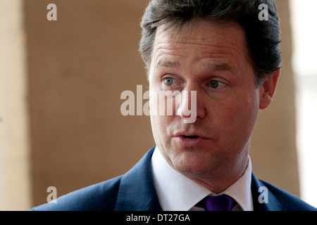 Il vice primo ministro Nick Clegg Foto Stock