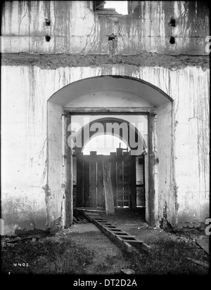 Ingresso principale della Missione di San Antonio de padova, California, ca.1906 Foto Stock