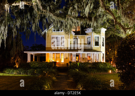 La Hoyt House, circa 1905, nella storica Fernandina Beach, Florida. Foto Stock