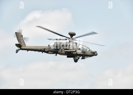 Boeing Westland Apache AH.1 Elicottero del British Army Air Corps visualizza a 2013 Royal International Air Tattoo. Foto Stock