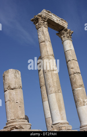 Tempio di Ercole, Amman, Giordania Foto Stock