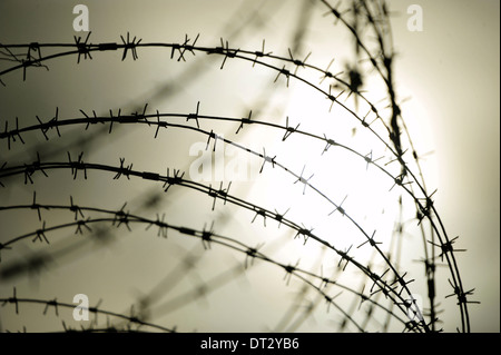 Checkpoint, Falls Road, West Belfast, Regno Unito. Foto Stock