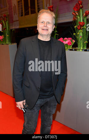 Berlino, Germania. Il 6 febbraio 2014. Groenemeyer Herbert Grönemeyer al premieren parte del Grand Hotel di Budapest durante la 64a Berlino annuale Festival Internazionale del Film aka Berlinale a Berlinalepalast a Berlino, Germania, il 06 febbraio 2014 Credit: dpa picture alliance/Alamy Live News Foto Stock