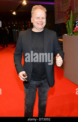 Berlino, Germania. Il 6 febbraio 2014. Groenemeyer Herbert Grönemeyer al premieren parte del Grand Hotel di Budapest durante la 64a Berlino annuale Festival Internazionale del Film aka Berlinale a Berlinalepalast a Berlino, Germania, il 06 febbraio 2014 Credit: dpa picture alliance/Alamy Live News Foto Stock