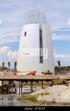 Florida Brevard County,Port Canaveral,Cove,Exploration Tower,GWWO Architects,design,Welcome Center,Waterfront destination,harborside redevelopment,con Foto Stock