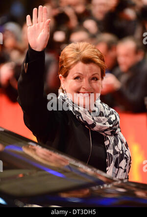 Berlino, Germania, 7 febbraio, 2014. Brenda Blethyn assiste il "Due uomini in città" Premiere presso la 64Berlinale annuale Festival Internazionale del Film alla Berlinale Palast il 7 febbraio 2014 a Berlino, Germania. Credito: Janne Tervonen/Alamy Live News Foto Stock