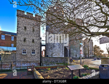 Westgate è una guardiola medievale in Canterbury Kent England Foto Stock