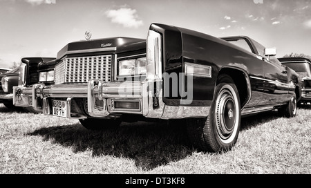 Full-size personal auto di lusso Cadillac Eldorado, in bianco e nero Foto Stock