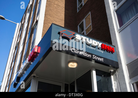 Lo studio Inn student accommodation in Nottingham, Inghilterra, Regno Unito Foto Stock