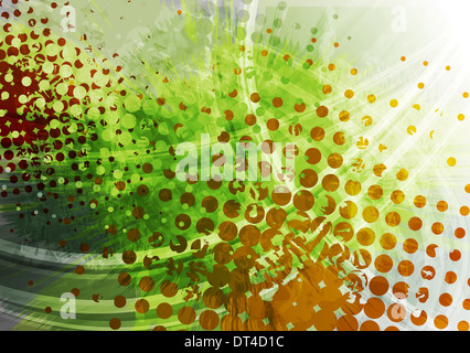 Luminose grunge sfondo vettoriale Foto Stock