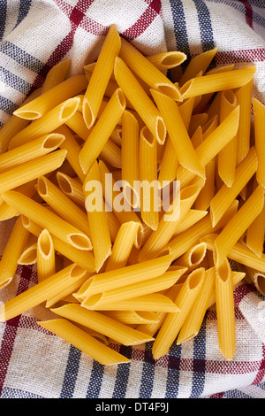 Penne Rigate pasta Foto Stock