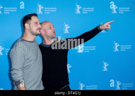 Berlino, Germania. 8 Feb 2014. Maximilian Erlenwein presenta in 64th Berlinale Film Festival Film 'Stereo' Credit: Goncalo Silva/NurPhoto/ZUMAPRESS.com/Alamy Live News Foto Stock