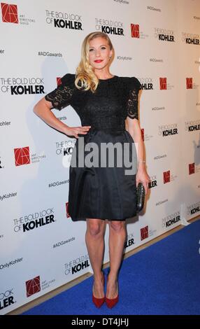 Beverly Hills, CA, Stati Uniti d'America. 8 Feb 2014. Katee Sackhoff presso gli arrivi per la diciottesima edizione Art Directors Guild l'eccellenza nella produzione Design Awards, il Beverly Hilton Hotel di Beverly Hills, CA 8 febbraio 2014. Credito: Elizabeth Goodenough/Everett raccolta/Alamy Live News Foto Stock