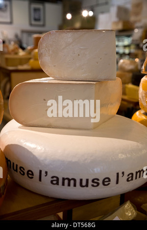 Formaggi al Ferry Building Marketplace Foto Stock