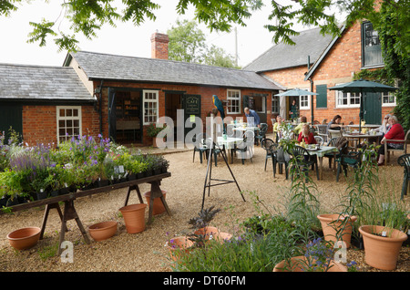 Coton Manor Cafe. Northamptonshire. In Inghilterra. Regno Unito. Foto Stock