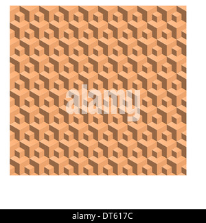 Abstract backgroynd senza giunture. 3d cubi Foto Stock