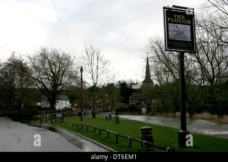 Eynsford villaggio nella parrocchia civile di sevenoaks nel distretto di kent a sud est dell' Inghilterra Regno Unito 2014 Foto Stock