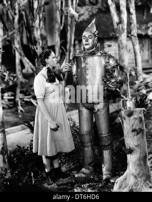 JUDY GARLAND, JACK HALEY, il mago di OZ, 1939 Foto Stock