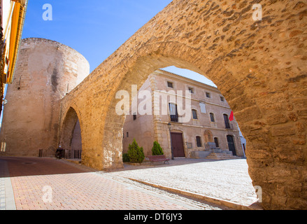 A Segorbe Castellon Torre del Verdugo e Muralla medievale in Spagna Comunità Valenciana Foto Stock
