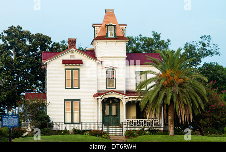 Villa Villekulla, Pippi Calzelunghe" Casa, Città Vecchia Fernandina, Amelia Island, Florida Foto Stock