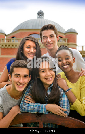 Studenti presso l Università di Birmingham, Regno Unito Foto Stock
