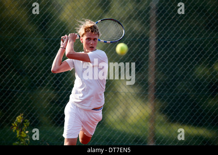 Giocatore di tennis. Foto Stock