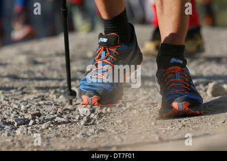 La North Face Ultra Trail du Mont Blanc. Foto Stock