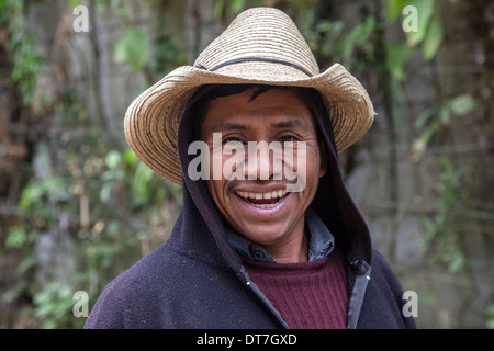 Ritratto di contadini in Guatemala Foto Stock