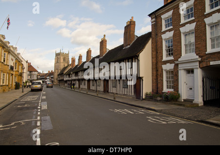 Chapel Street Stratford su Avon. Foto Stock