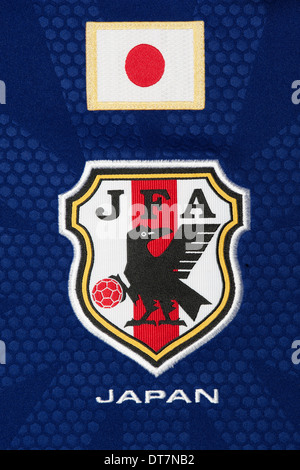 Close up del giapponese National Football team kit Foto Stock