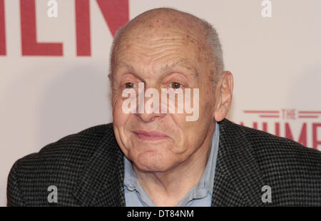 Londra, UK, 11 febbraio 2014 Harry Ettlinger arriva in UK Premiere di 'i monumenti uomini'' all'Odeon Leicester Square foto: MRP Credito: MRP/Alamy Live News Foto Stock