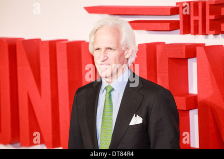 Leicester Square, London, Regno Unito 11 febbraio 2014, IL REGNO UNITO premiere dei monumenti uomini, George Clooney, Credito: Richard Soans/Alamy Live News Foto Stock