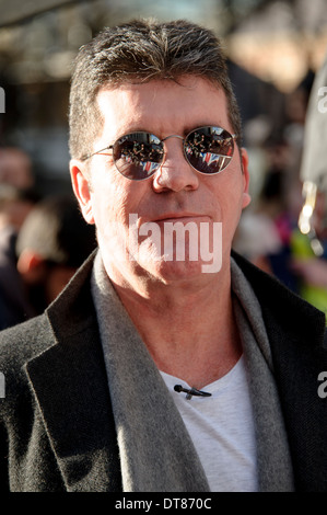 Simon Cowell arriva per la Gran Bretagna il talento ottenuto audizioni di Londra all'Hammersmith Apollo, Londra. Foto Stock