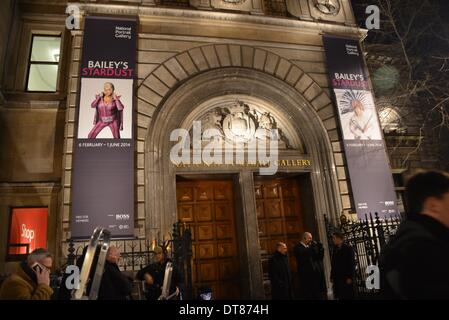 Londra, Regno Unito. Xi Febbraio 2014. Ritratto di Gala per 2014 assiste la raccolta di ispirare alla National Portrait Gallery St Martin's Place, Londra. Credito: Vedere Li/Alamy Live News Foto Stock