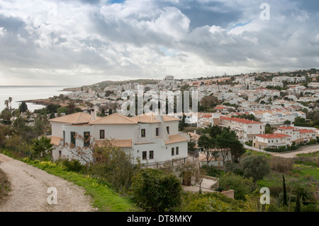 La città di Praia da Luz in Algarve occidentale regione del Portogallo Foto Stock