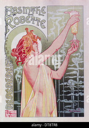 Absinthe Robette (poster), 1896. Artista: Privat-Livemont, Henri (1861-1936) Foto Stock