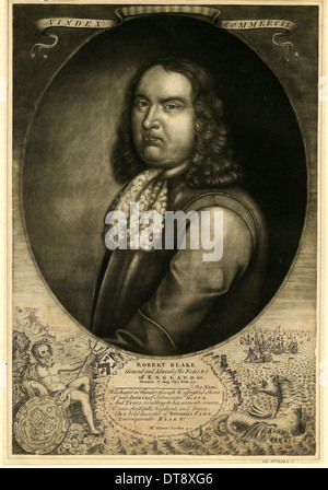 Admiral Robert Blake (1599-1657), 1657. Artista: Anonimo Foto Stock