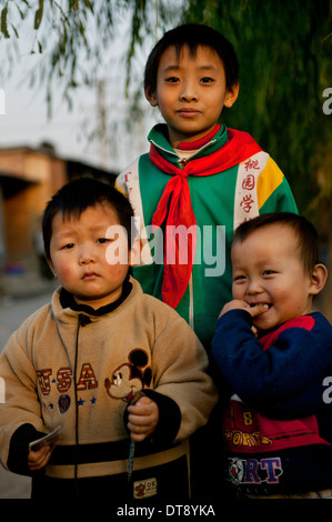 Cina, Pechino, 2004, Beigaozhuang centro migrante Foto Stock