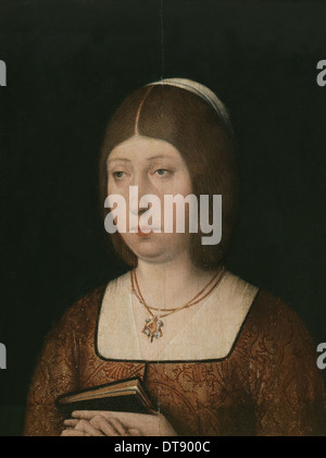 Regina Isabella I di Castiglia, c. 1490. Artista: Anonimo Foto Stock