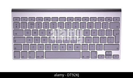 Un taglio fuori tiro di una tastiera Apple Keyboard Foto Stock